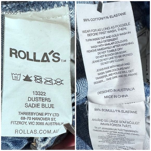 Rollas Dusters High Rise Slim Jeans [300] - Picture 9 of 11